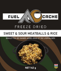 Sweet and Sour Meatballs with Rice